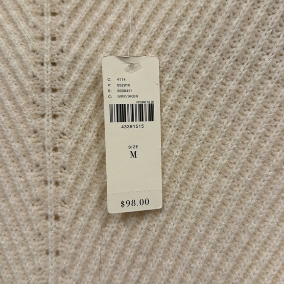 NWT fuzzy sleeve Anthropologie sweater - Picture 2 of 7
